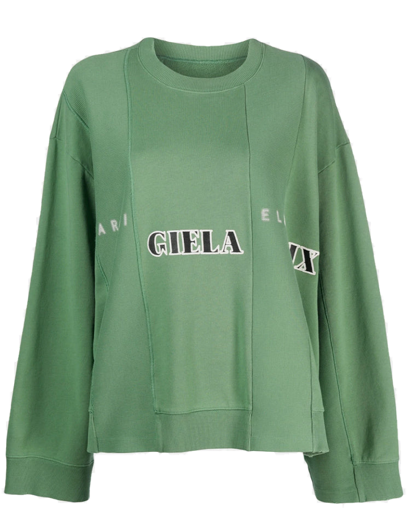 Оригінальна Green Panelled Design Sweatshirt Maison margiela