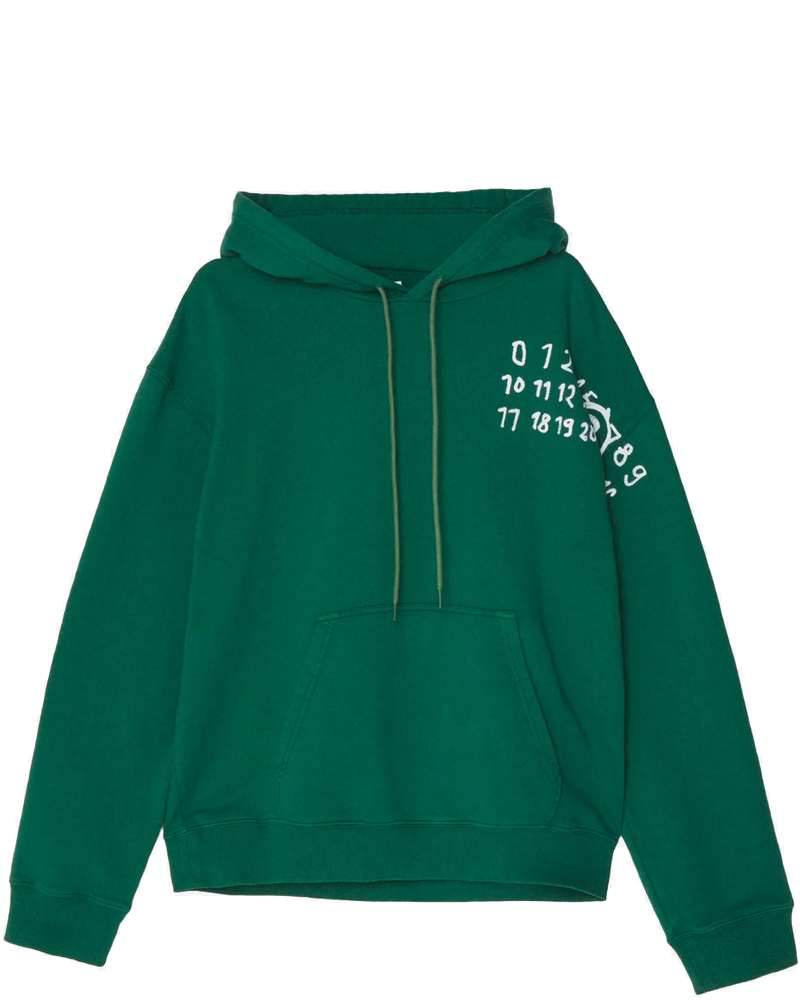 Оригінальна Green Number Logo Sweatshirt Maison margiela