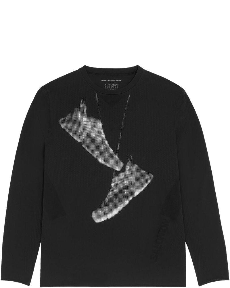 X Salomon Graphic-Print Sweatshirt Maison margiela – Гарантія оригінальності