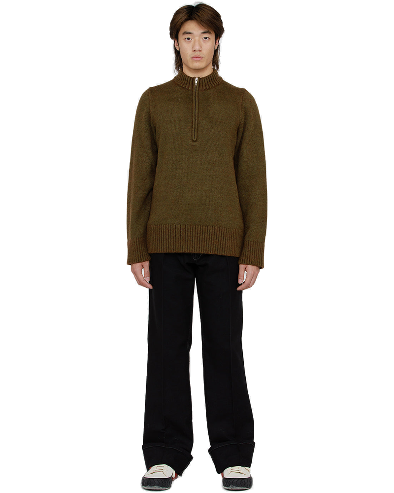 Wool Quarter Zip Sweater Maison margiela оригінал – Купити в Україні