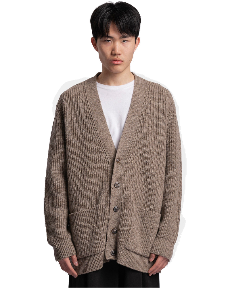 Оригінальна Wool Cardigan In Walnut Maison margiela