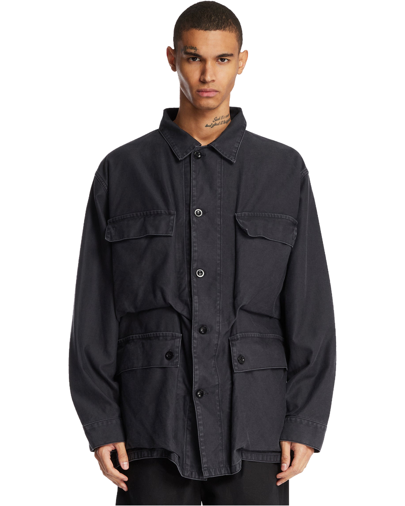 Blue Cotton Caban Jacket Maison margiela оригінал – Купити в Україні
