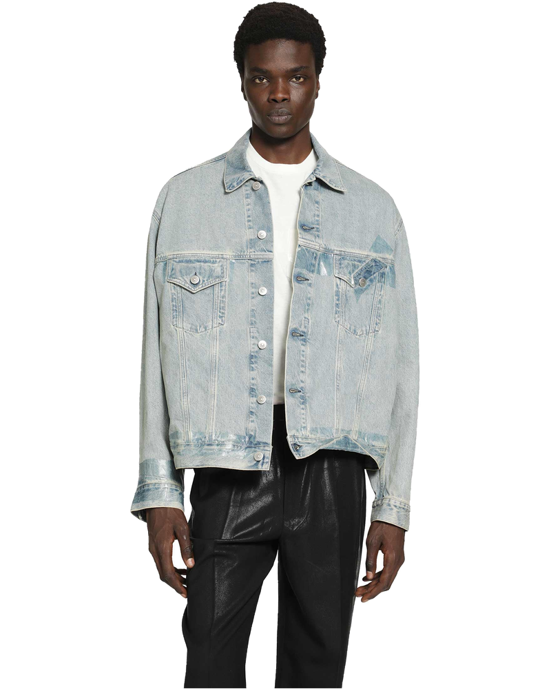 Оригінальна Taped Denim Jacket Maison margiela