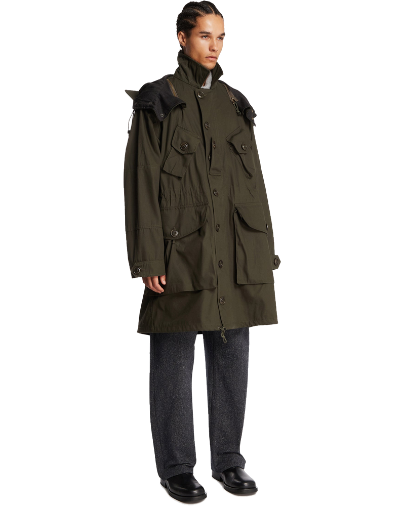 Green Cotton Multi-Pocket Parka Maison margiela оригінал – Купити в Україні