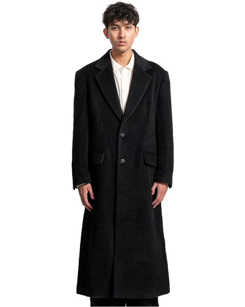 Wool Coat In Black Maison margiela – Гарантія оригінальності