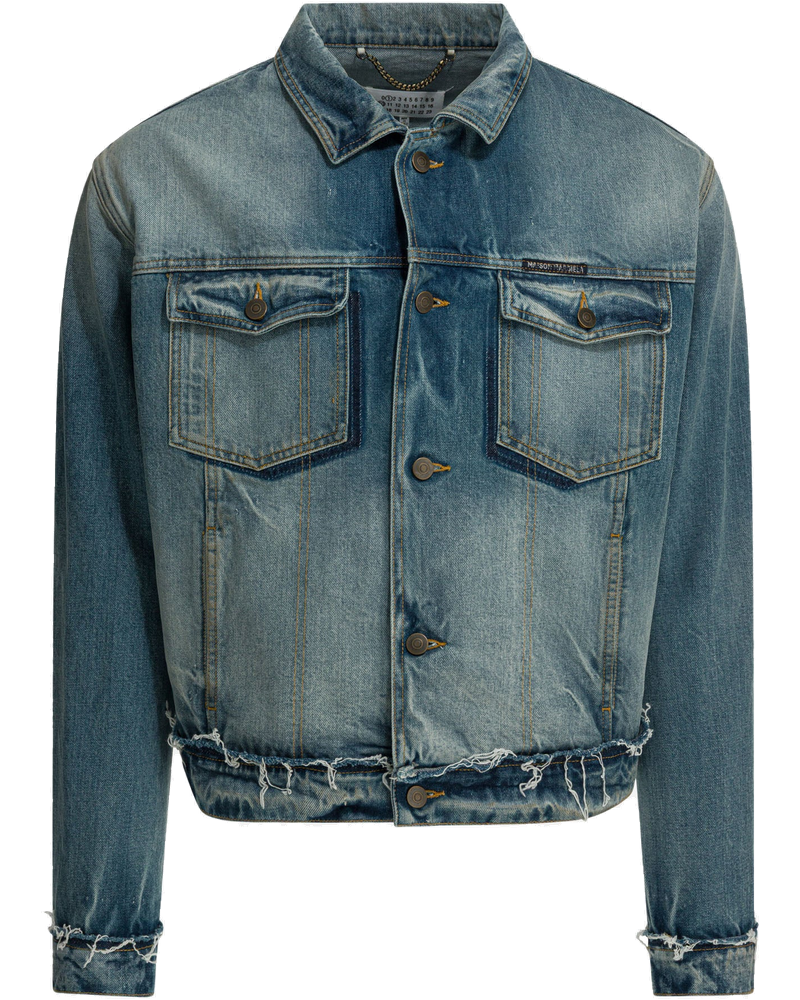 Worn Denim Efect Jacket Maison margiela оригінал – Купити в Україні