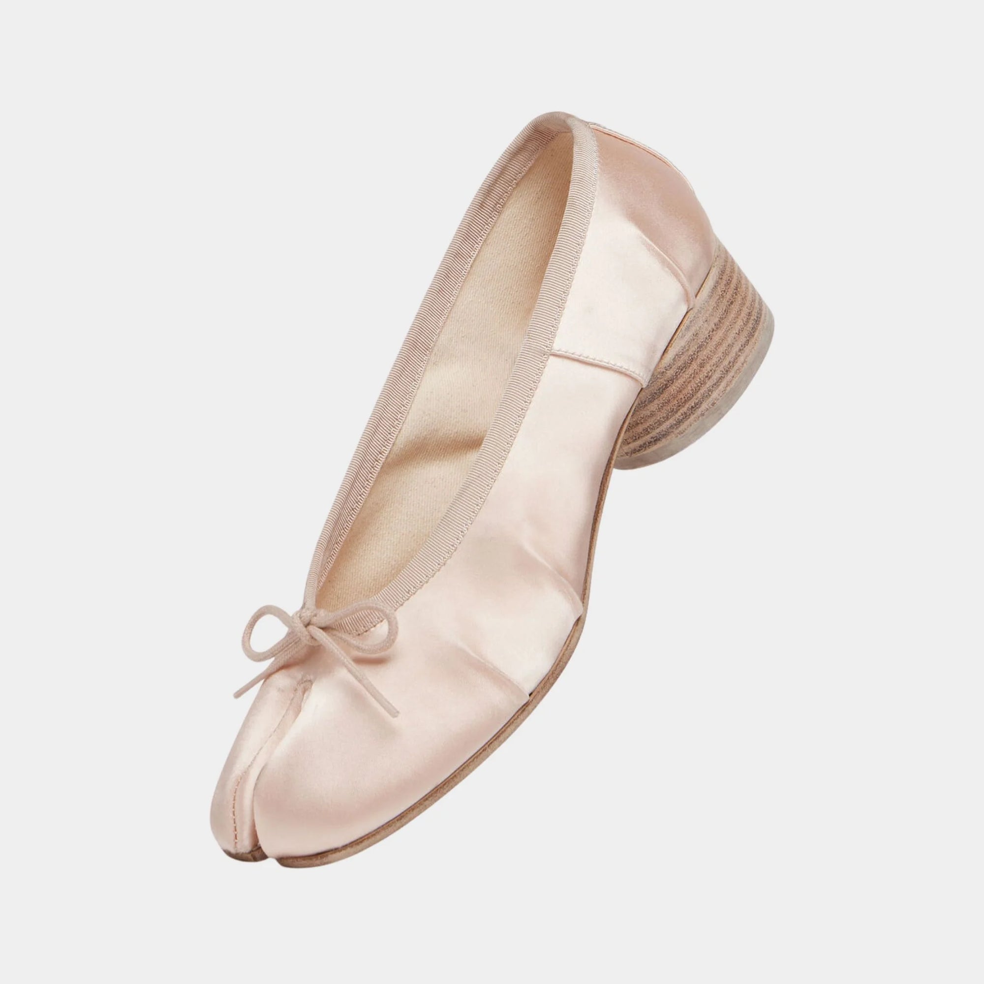 Satin Tabi Ballerina Heal Flats Maison margiela оригінал – Купити в Україні – боковий вид