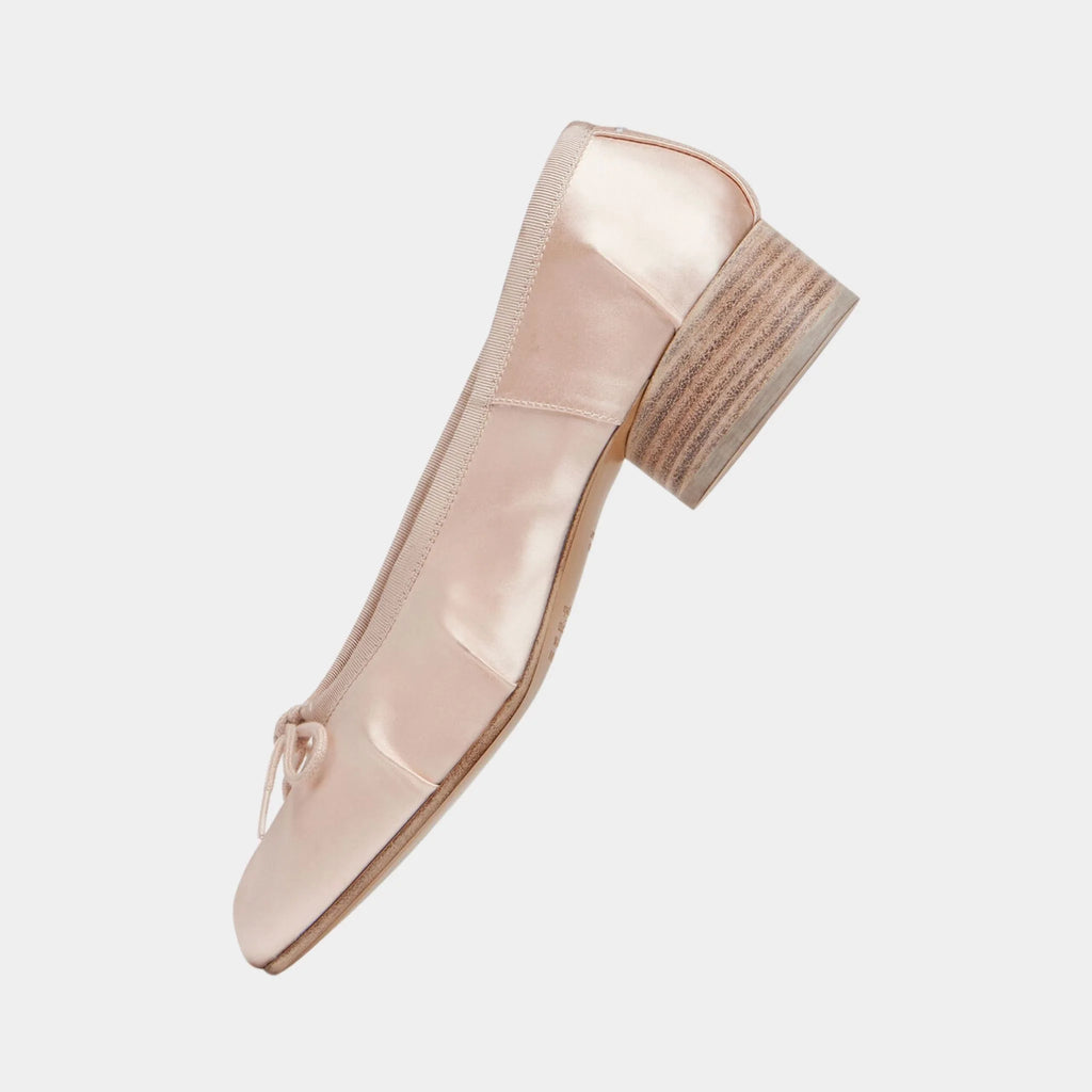 Satin Tabi Ballerina Heal Flats Maison margiela оригінал – Купити в Україні – вид ззаду