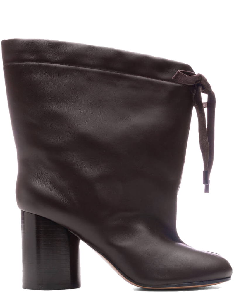 Brown Tabi Drawstring Ankle Boots Maison margiela – Гарантія оригінальності