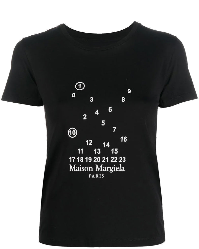 Black Logo T-Shirt Maison margiela – Гарантія оригінальності