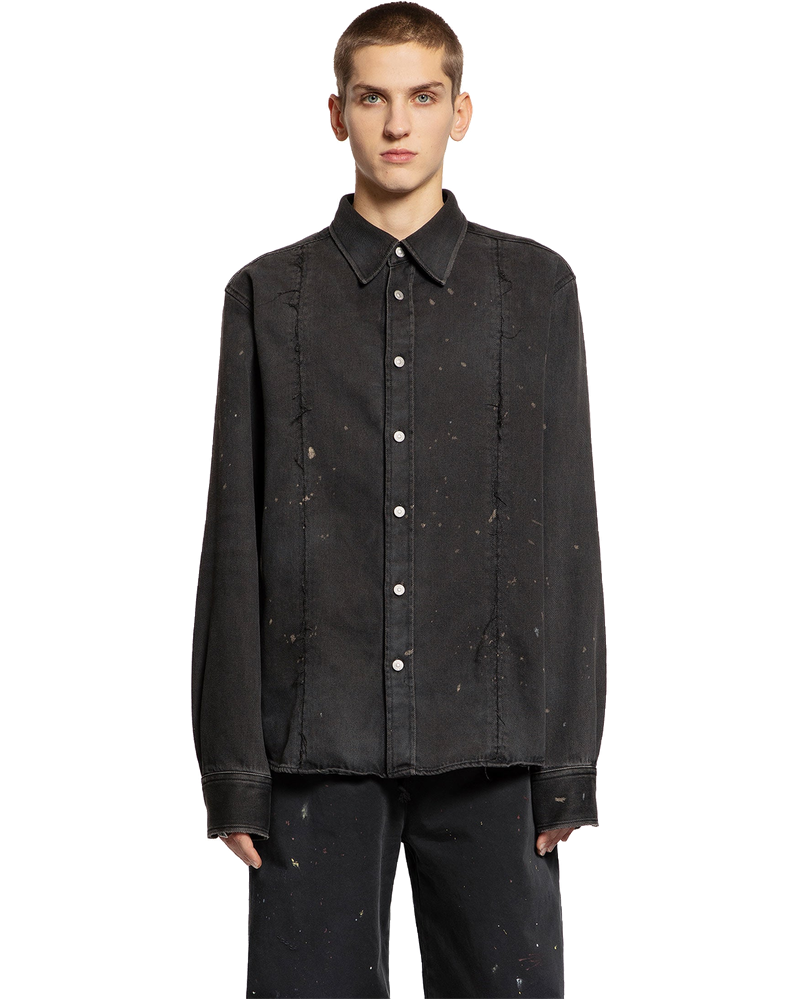 Оригінальна Painted Denim Shirt Maison margiela