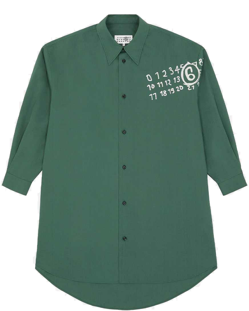 Оригінальна Green Shirt Dress Maison margiela