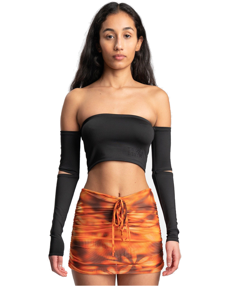 Long Sleeve Top In Black Maison margiela – Гарантія оригінальності