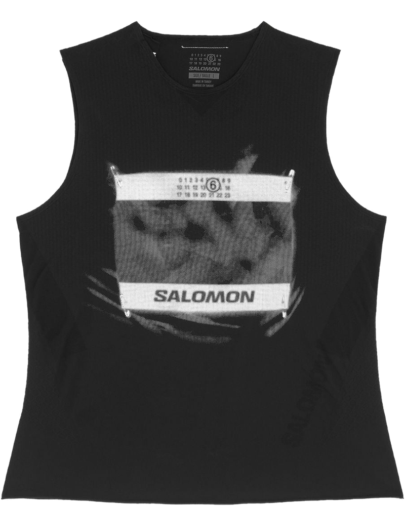 X Salomon Logo-Print Tank Top Maison margiela – Гарантія оригінальності