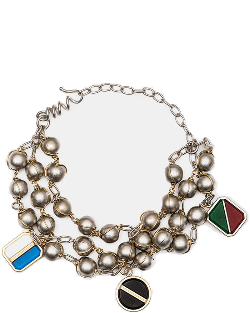 Silver & Gold Ball Chain Bracelet Maison margiela – Гарантія оригінальності