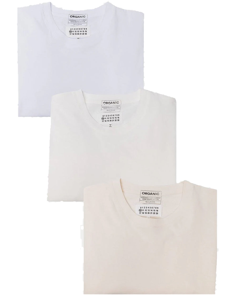 White Cotton T-Shirts Maison margiela – Гарантія оригінальності