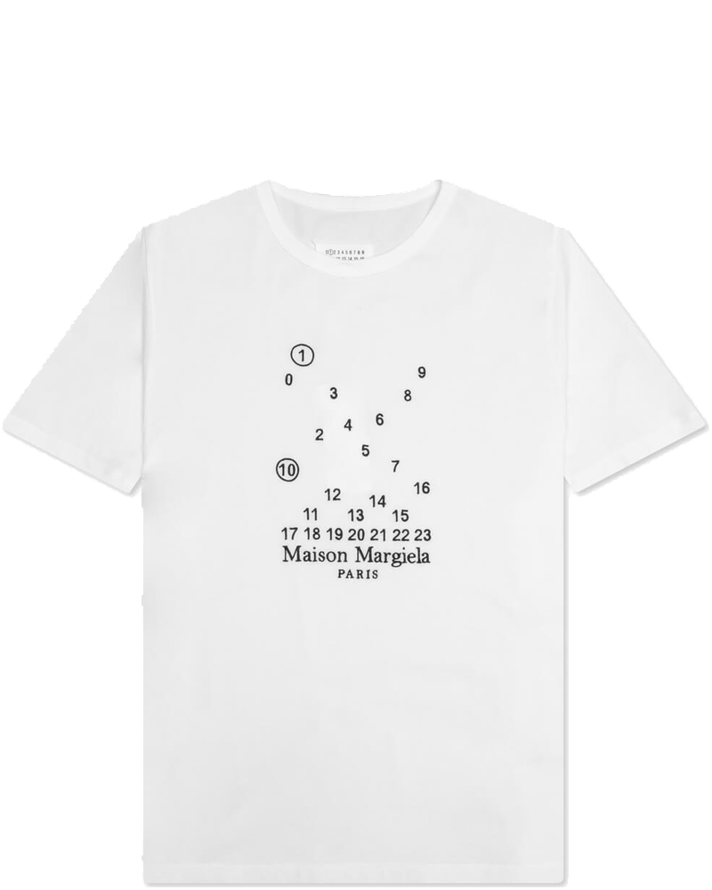 Numeric Logo Mako Cotton T-Shirt Maison margiela оригінал – Купити в Україні
