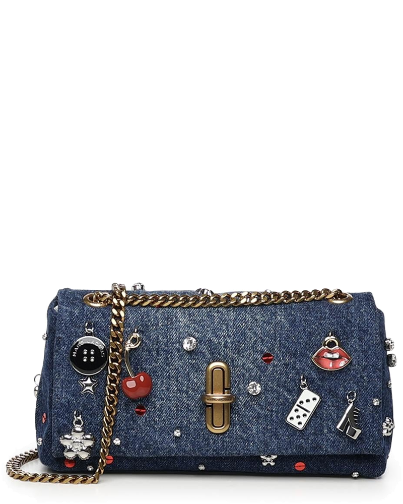 Оригінальна Mini Bag The Dual Chain In Denim Marc jacobs