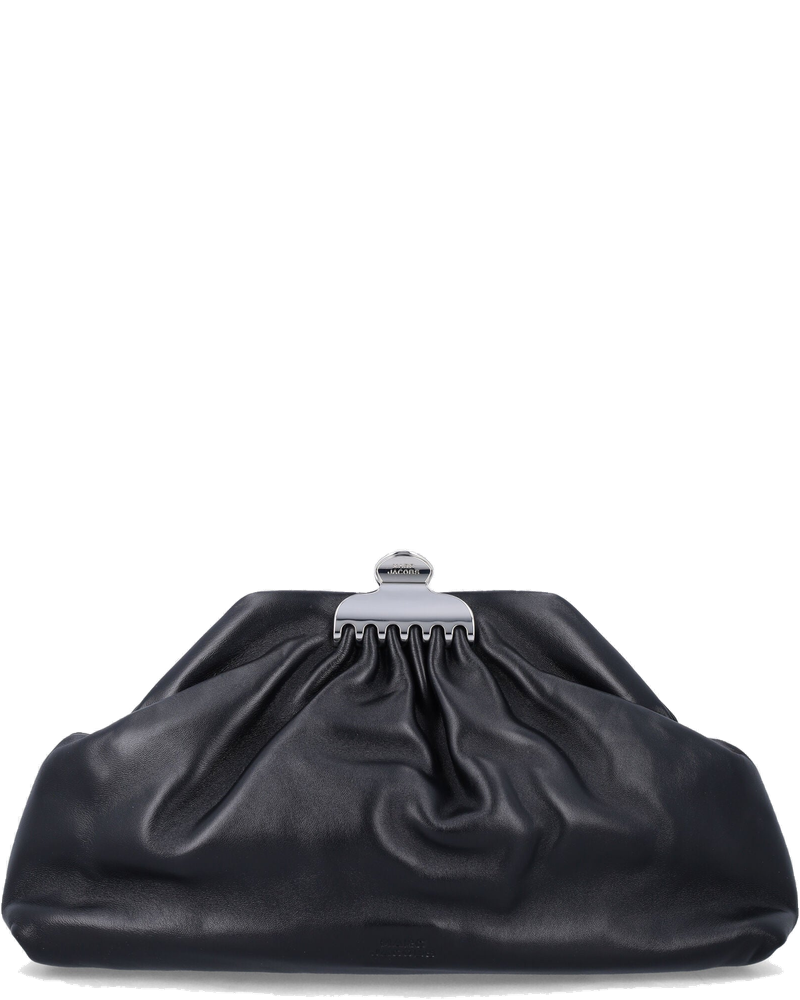 Оригінальна Medium Glam Leather Clutch Marc jacobs