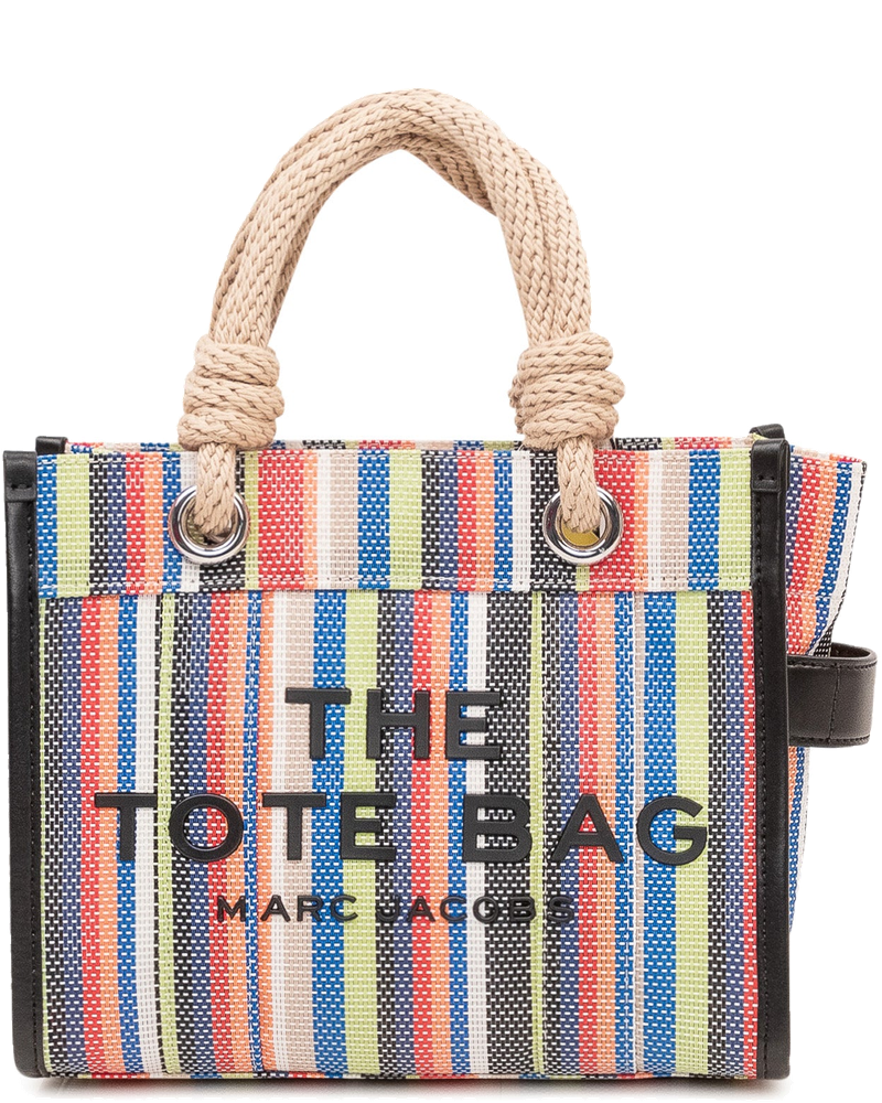 The Small Tote Striped Bag With Woven Handles Marc jacobs оригінал – Купити в Україні