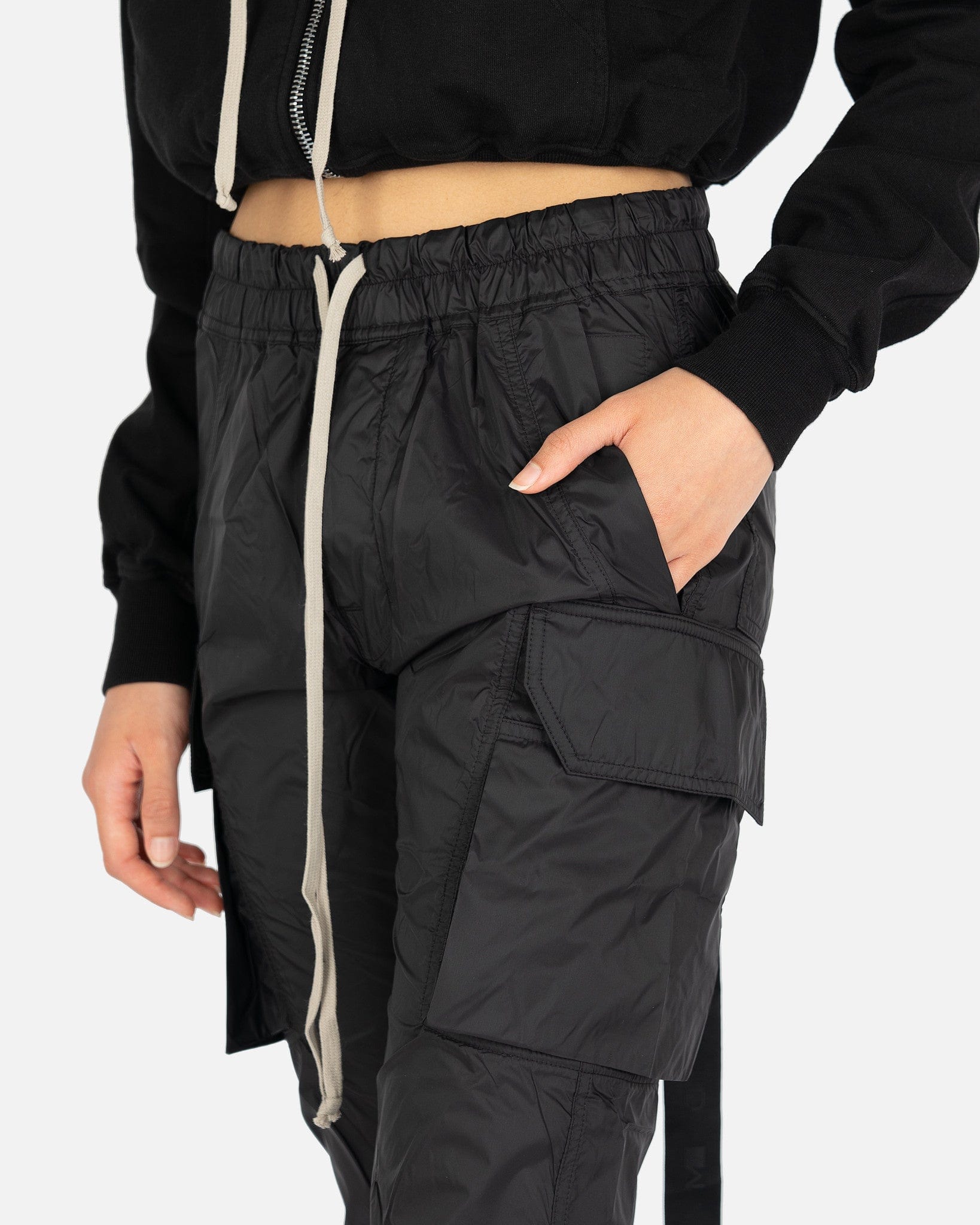 Mastodon Cut Pants In Black Rick owens – Гарантія оригінальності – збільшений вид