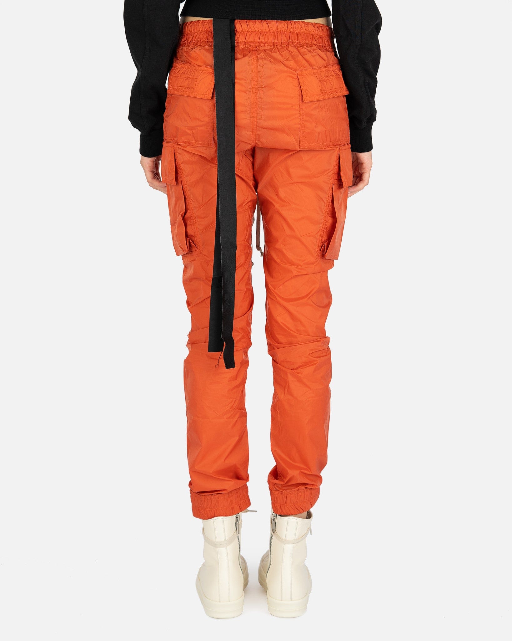Оригінальна Mastodon Cut Pants In Orange Rick owens – детальний вид