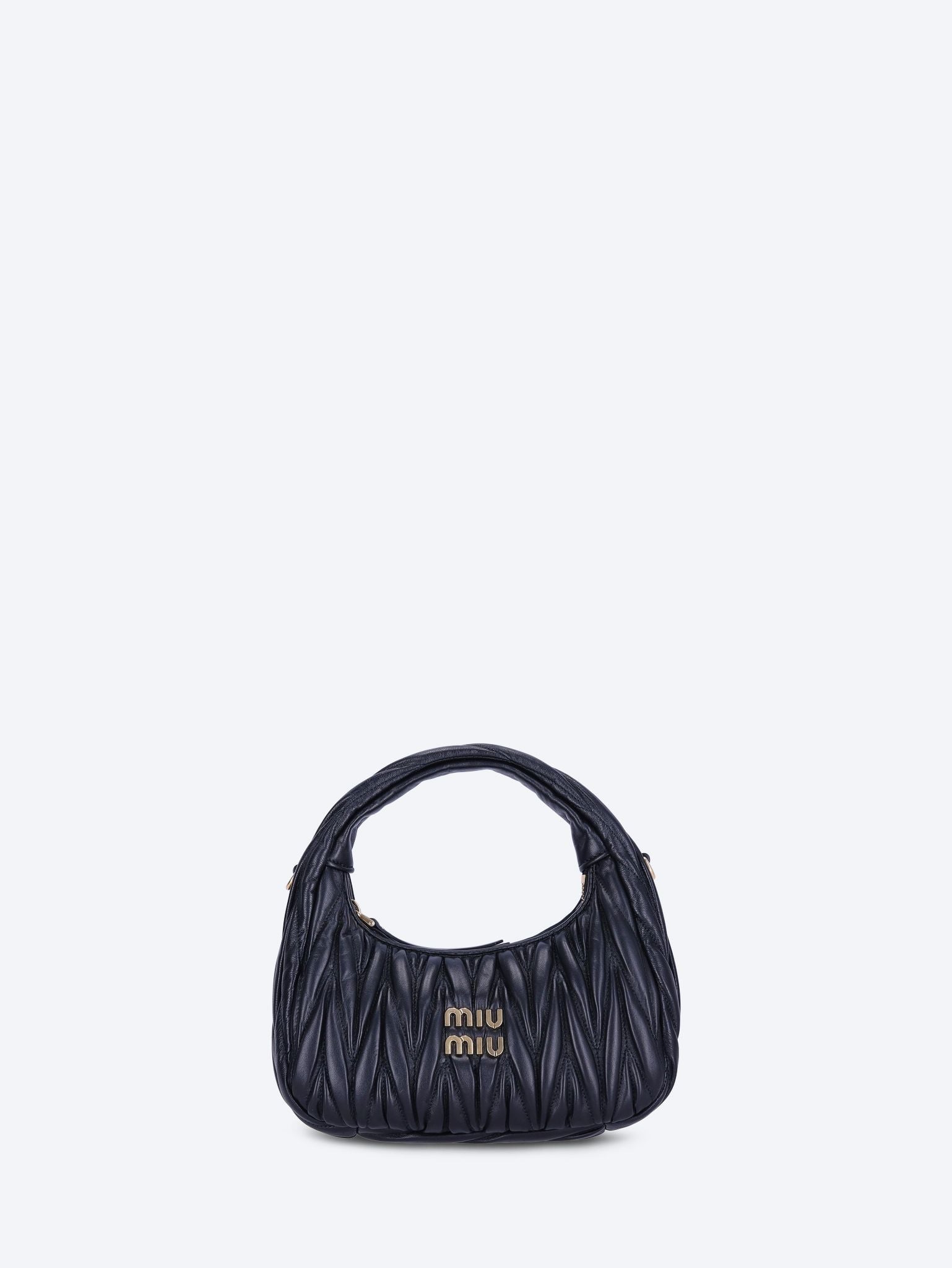 Matelasse Leather Handbag Miu miu – Гарантія оригінальності – боковий вид