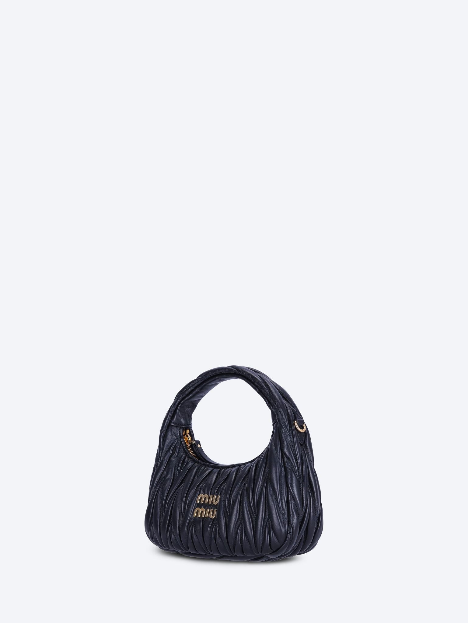 Matelasse Leather Handbag Miu miu – Гарантія оригінальності – вид ззаду