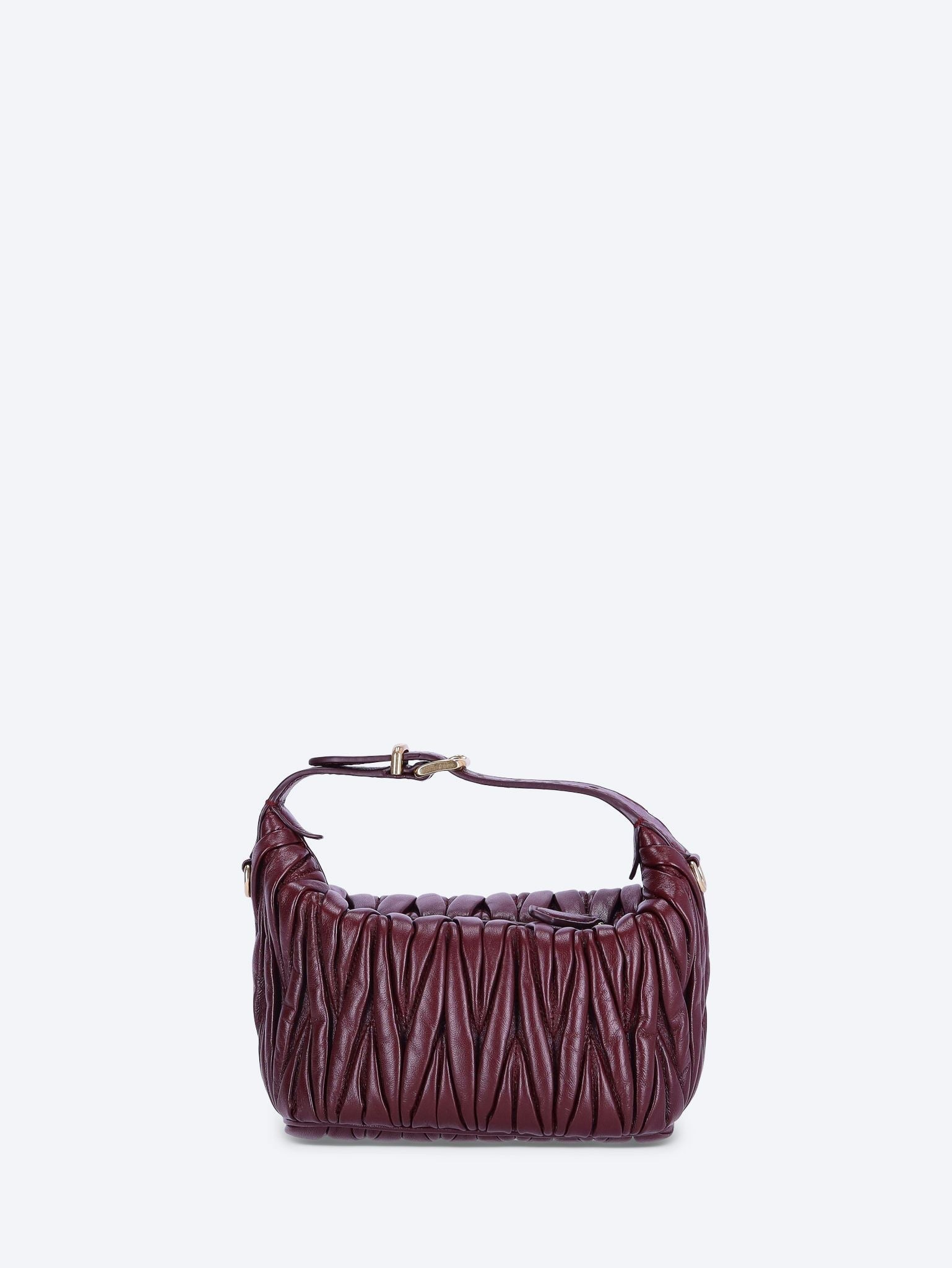 Оригінальна Matelasse Nappa Leather Pouch Miu miu – збільшений вид
