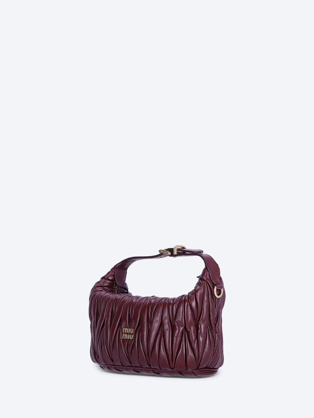 Оригінальна Matelasse Nappa Leather Pouch Miu miu – вид ззаду
