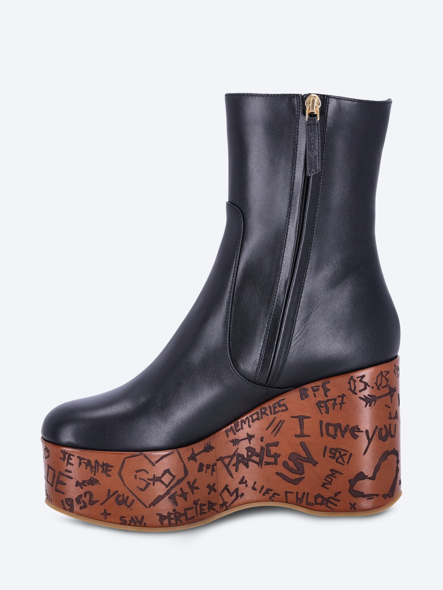 Maxime Leather Ankle Boots Chloe – Гарантія оригінальності – збільшений вид