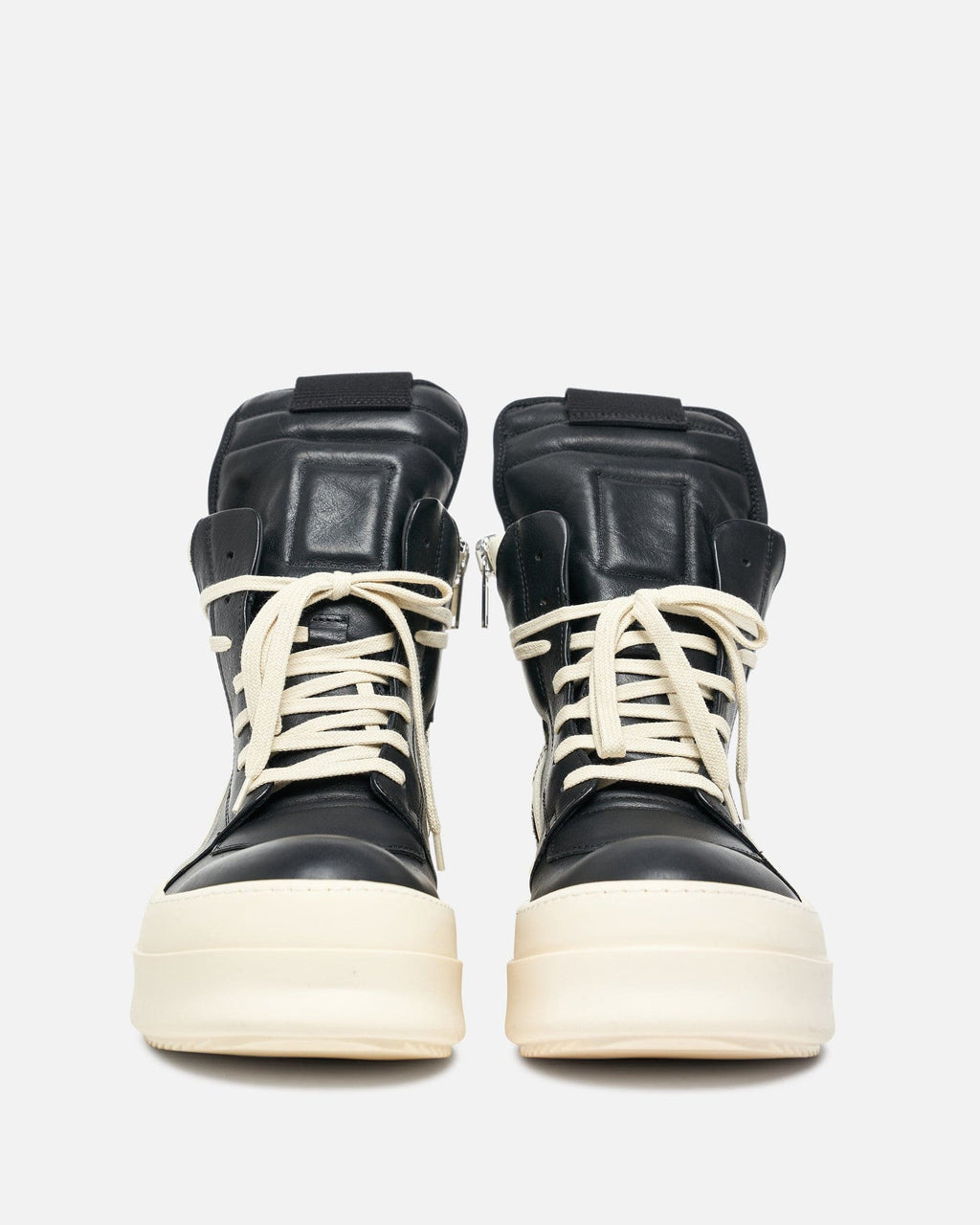 Оригінальна Mega Bumper Geobasket In Black Rick owens – вид ззаду