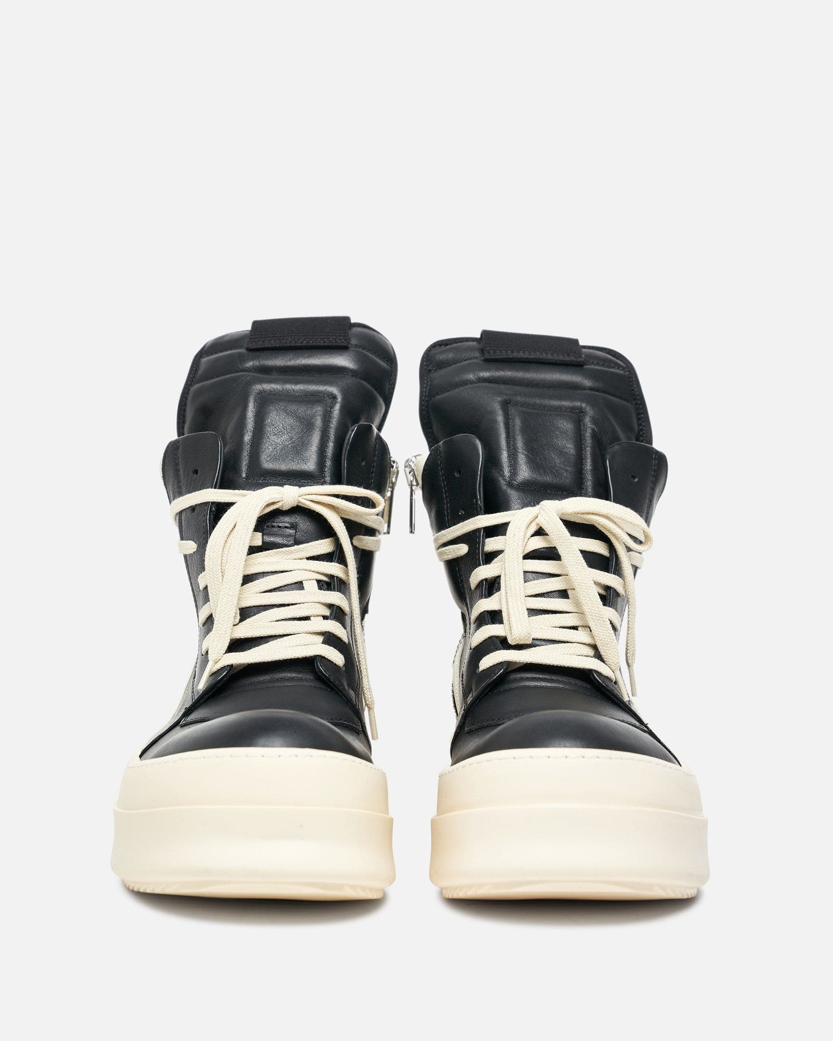 Оригінальна Mega Bumper Geobasket In Black Rick owens – вид ззаду