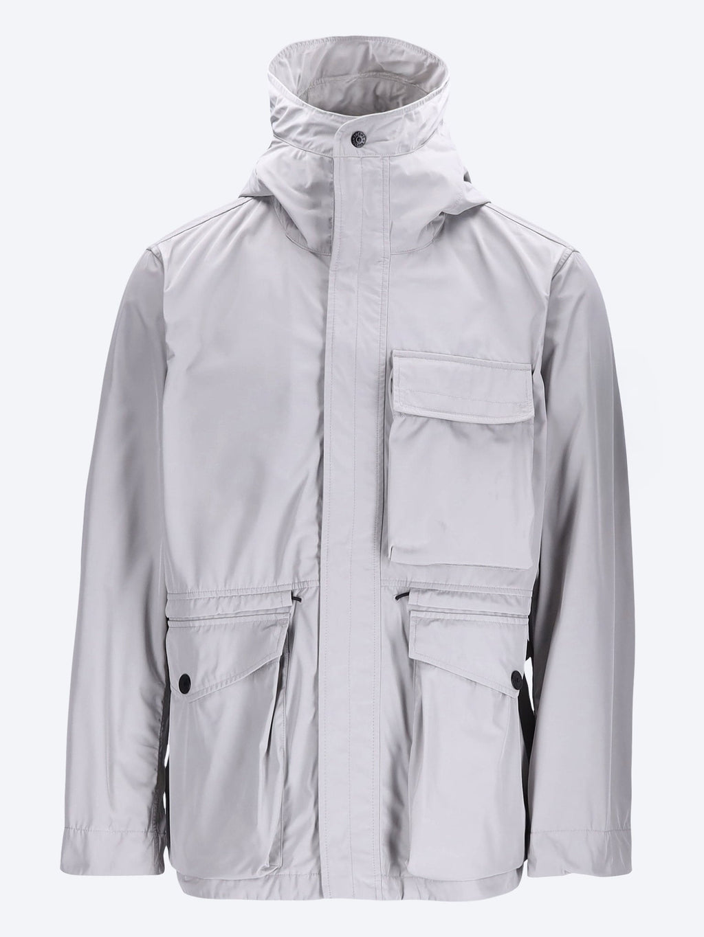 Оригінальна Micro Twill Short Parka Stone island – боковий вид