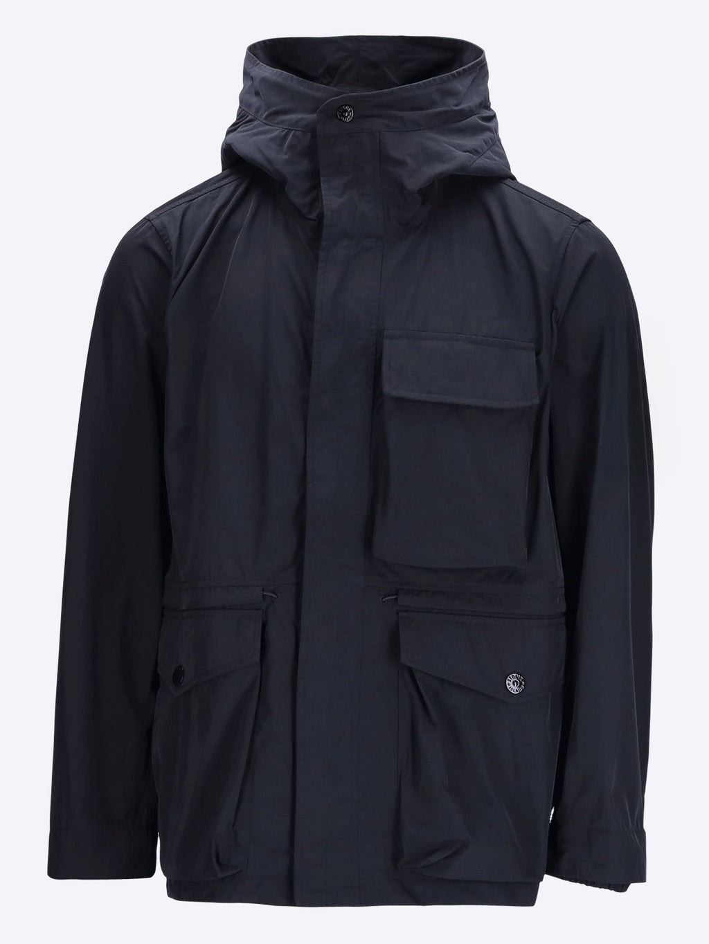 Оригінальна Micro Twill Short Parka Stone island – боковий вид