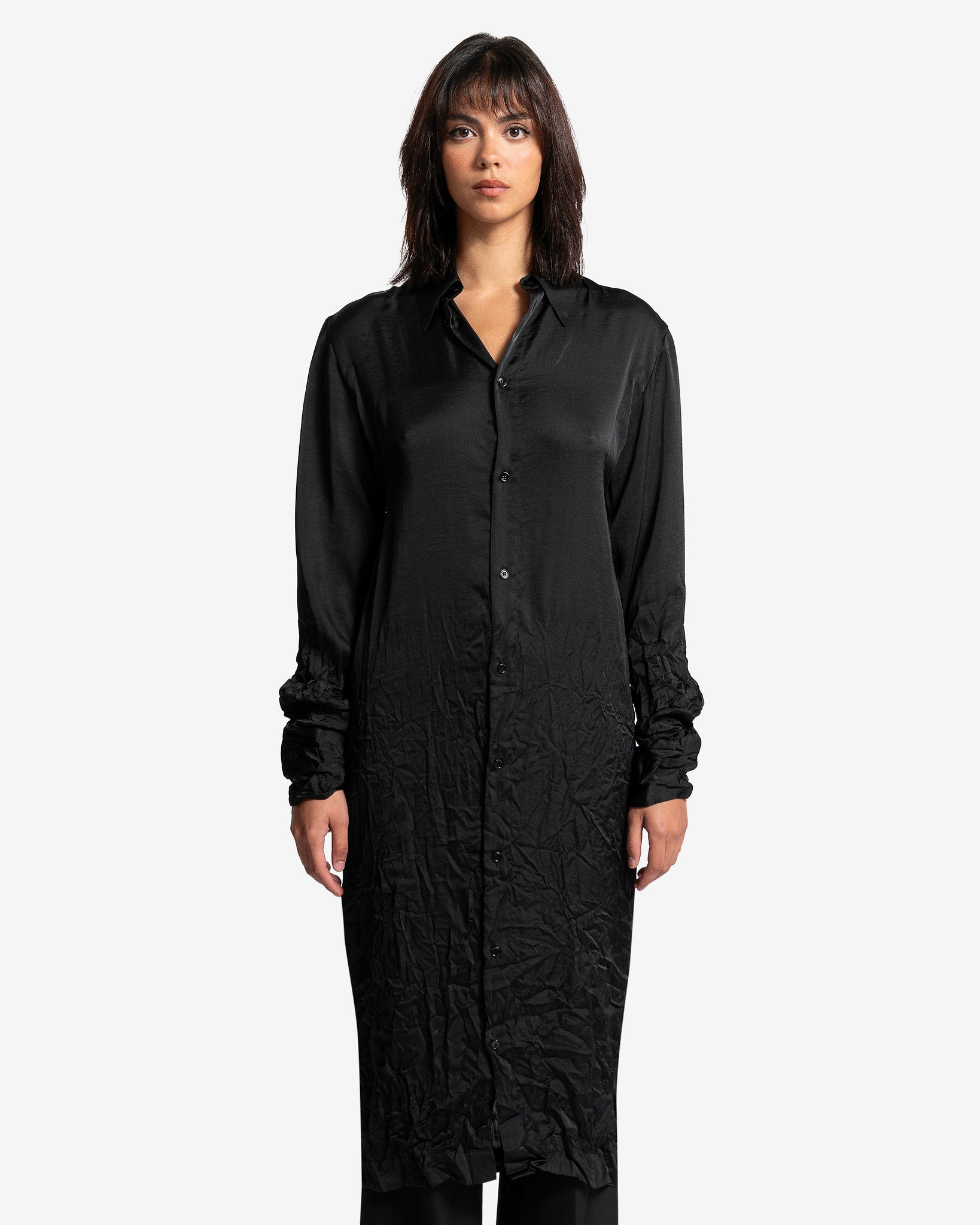 MIDI Dress In Black Maison margiela – Гарантія оригінальності – боковий вид