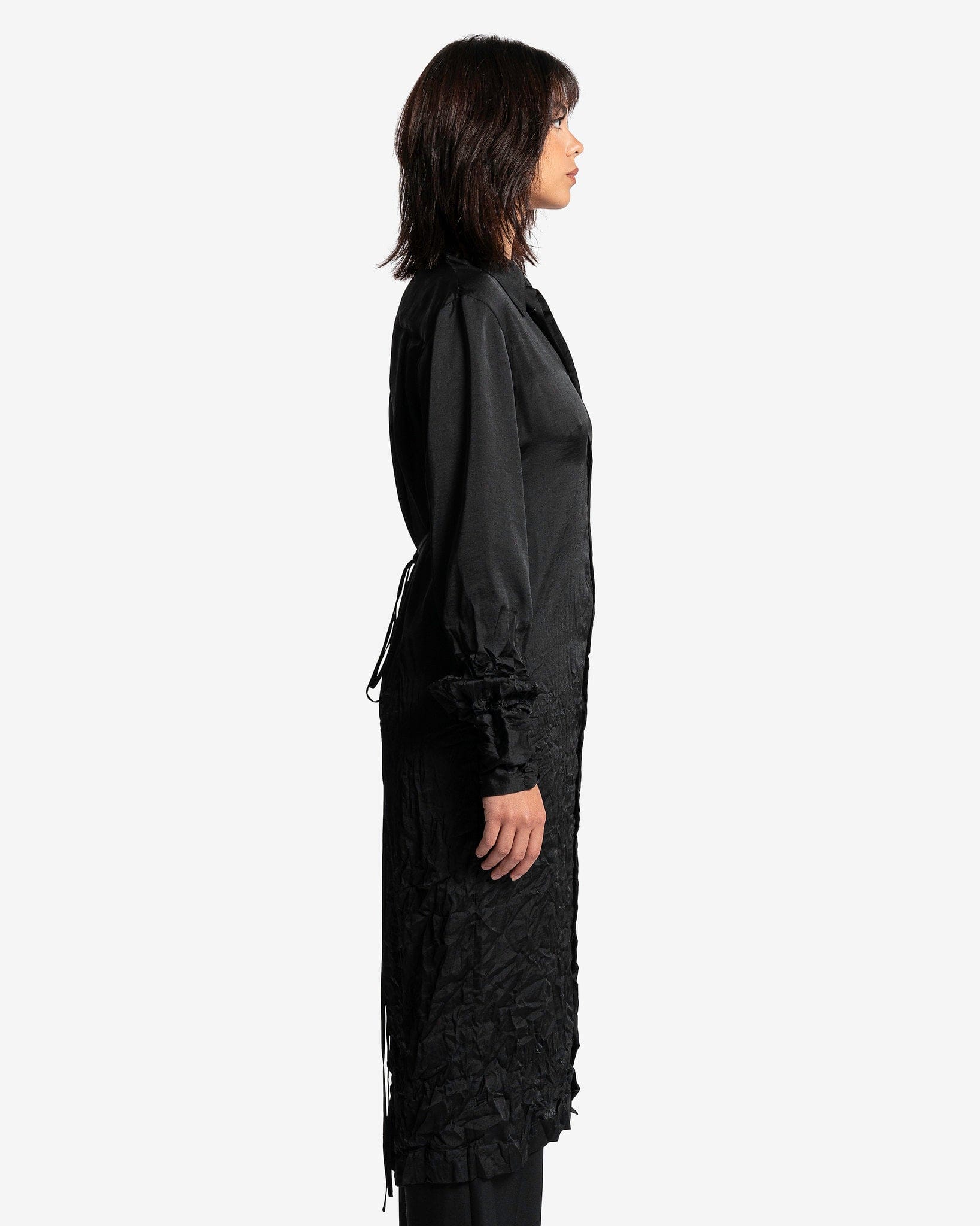 MIDI Dress In Black Maison margiela – Гарантія оригінальності – вид ззаду
