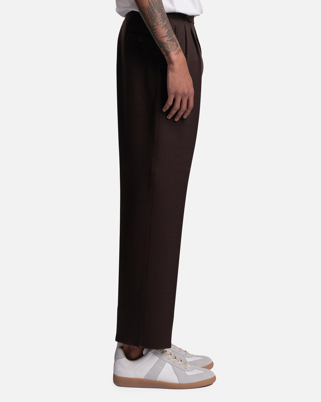 Milano Stitch Jersey Trousers In Nutmeg Maison margiela оригінал – Купити в Україні – вид ззаду