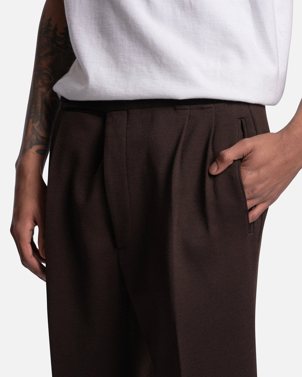 Milano Stitch Jersey Trousers In Nutmeg Maison margiela оригінал – Купити в Україні – збільшений вид