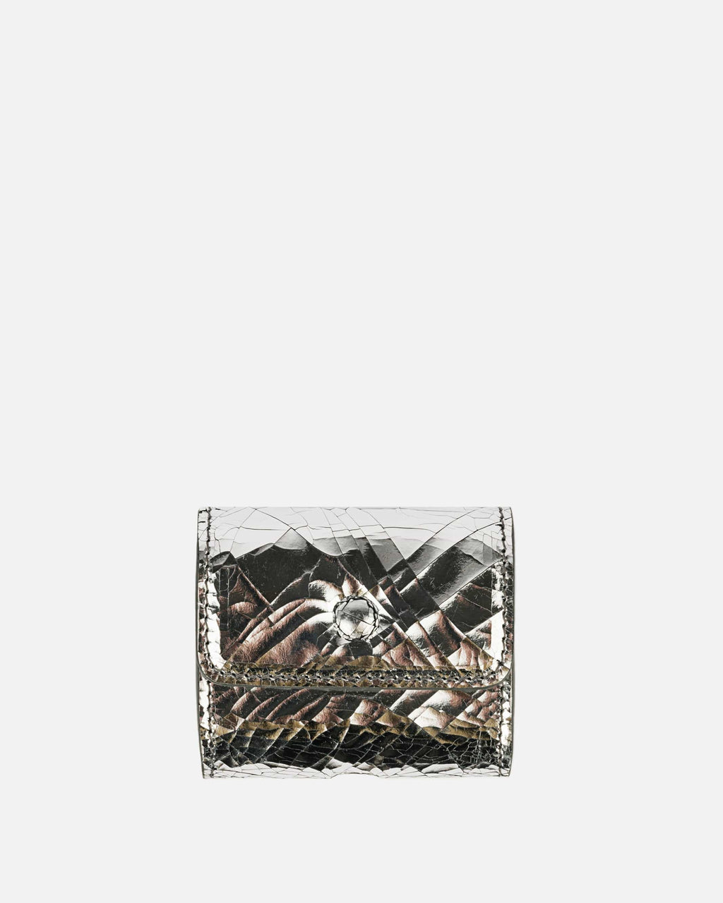 Оригінальна Mirror Airpod Pro Case In Silver Maison margiela – боковий вид