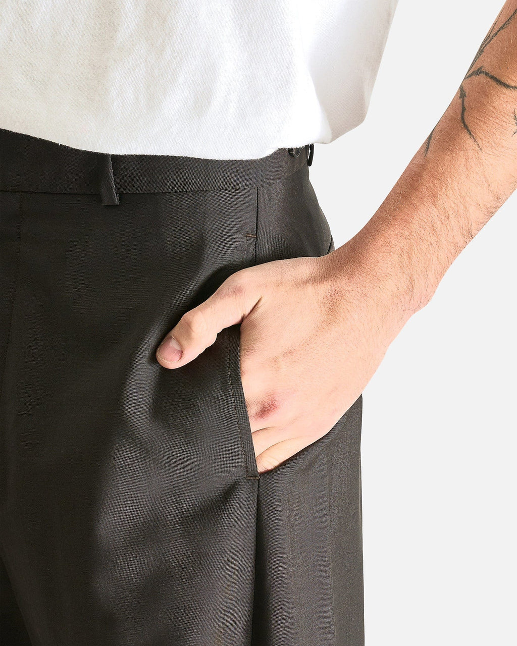 Mista Pant In Dark Brown The row оригінал – Купити в Україні – збільшений вид