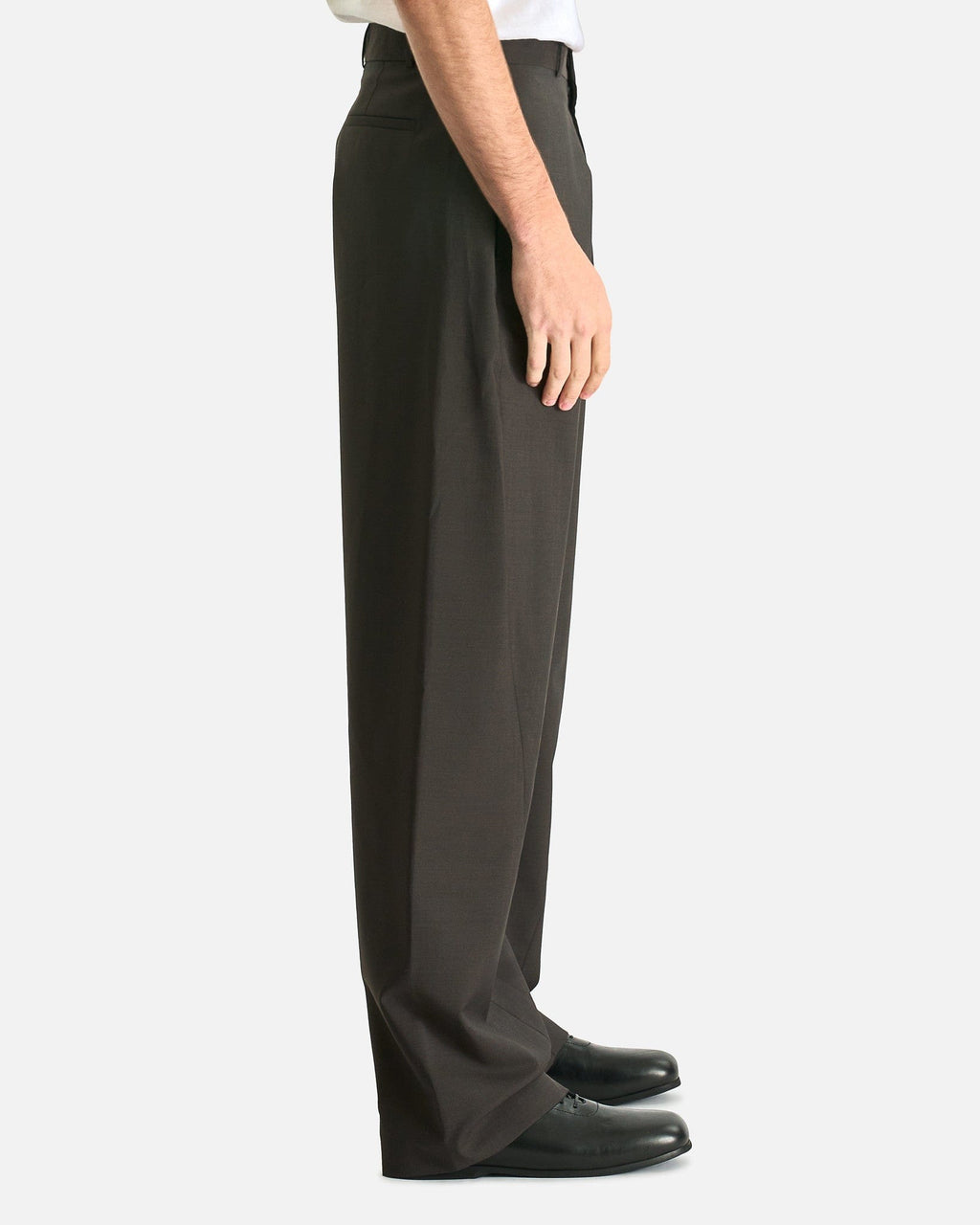 Mista Pant In Dark Brown The row оригінал – Купити в Україні – вид ззаду