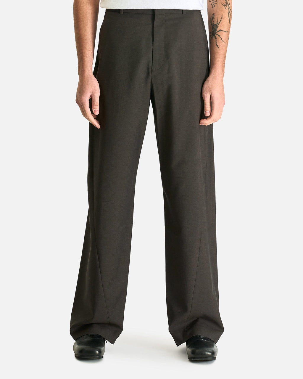Mista Pant In Dark Brown The row оригінал – Купити в Україні – боковий вид