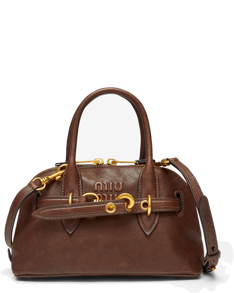 Womens Aventure Nappa Leather Top Handle Bag Miu miu оригінал – Купити в Україні