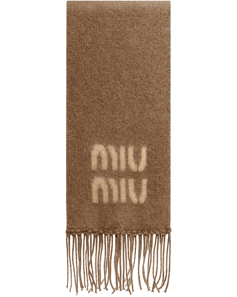 Scarf With Logo Miu miu – Гарантія оригінальності