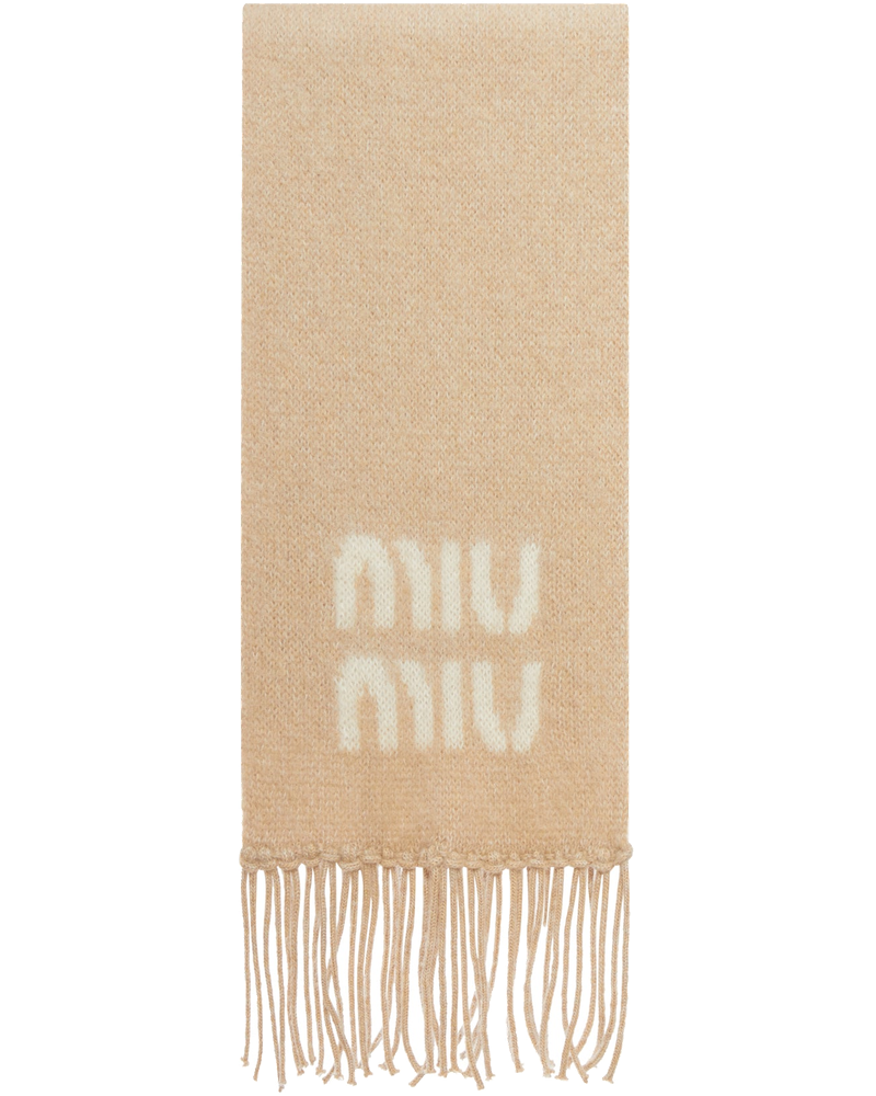 Scarf With Logo Miu miu – Гарантія оригінальності