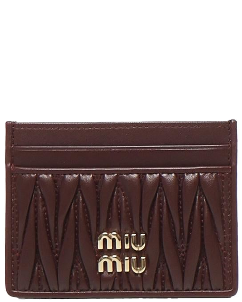 Оригінальна Portacarte In Nappa Matelassé Miu miu