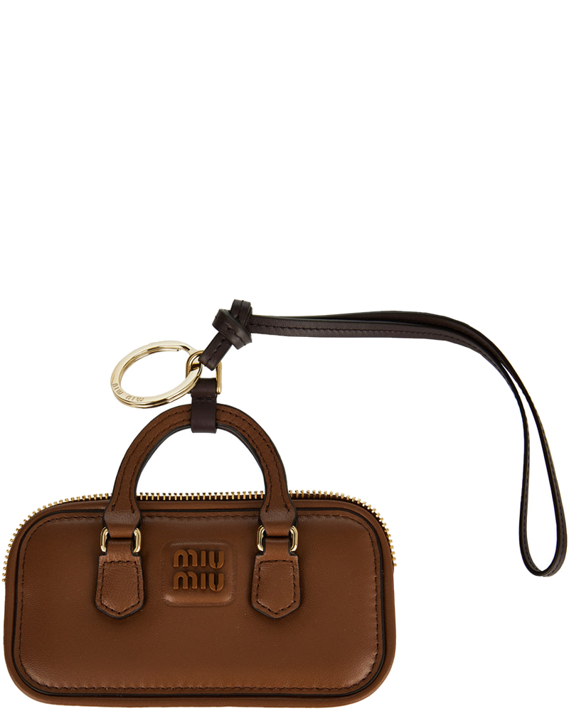 Arcadie Leather Bag Charm Miu miu – Гарантія оригінальності