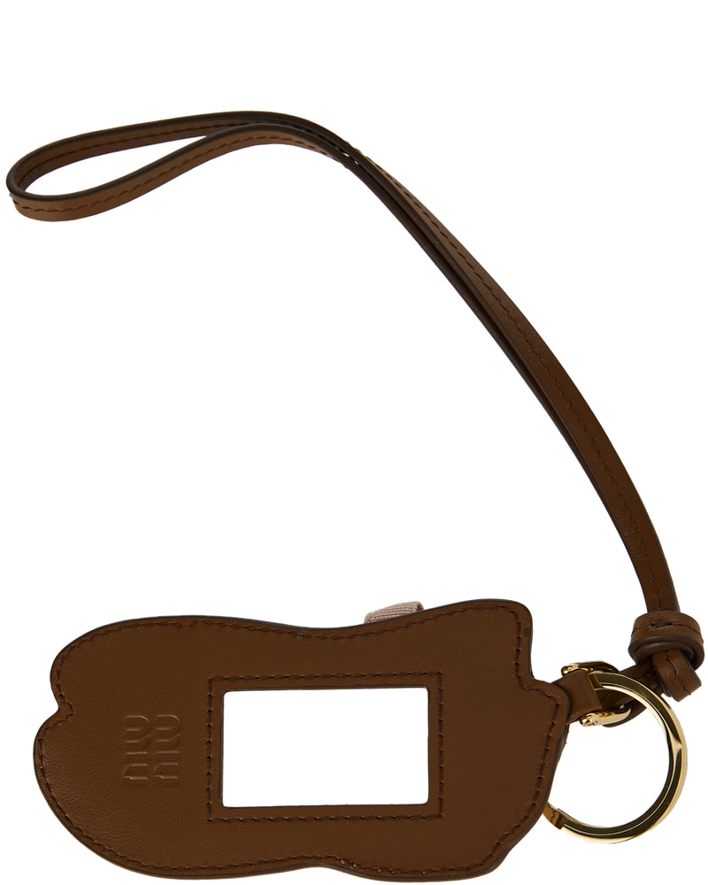 Miu Ballet Leather Keychain Accessory Miu miu – Гарантія оригінальності