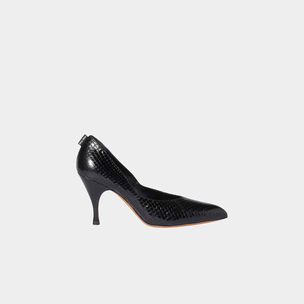 Ayers Leather Pumps Miu miu оригінал – Купити в Україні – вид ззаду